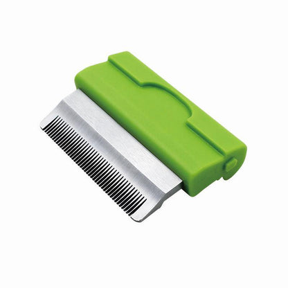 Pet Life ® 'Conversion' 5-in-1 Interchangeable Dematting and Deshedding Bristle Pin and Massage Grooming Pet Comb
