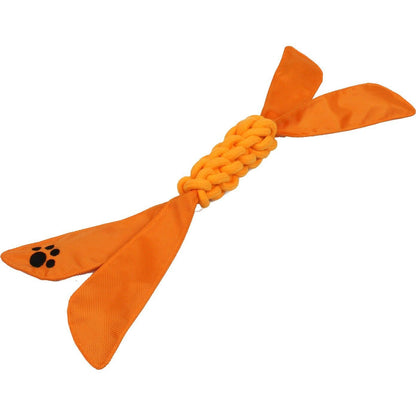 Pet Life ® 'Extreme Twist' Sporty Tugging Jute and Squeak Dog Toy