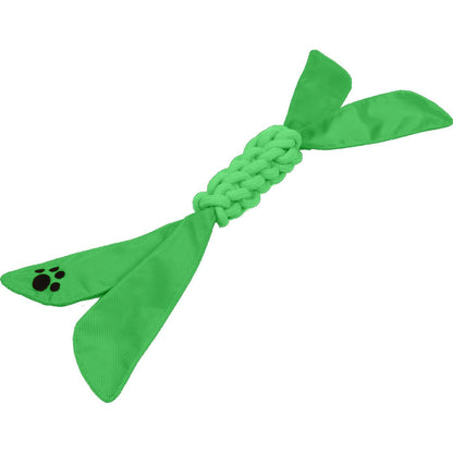 Pet Life ® 'Extreme Twist' Sporty Tugging Jute and Squeak Dog Toy