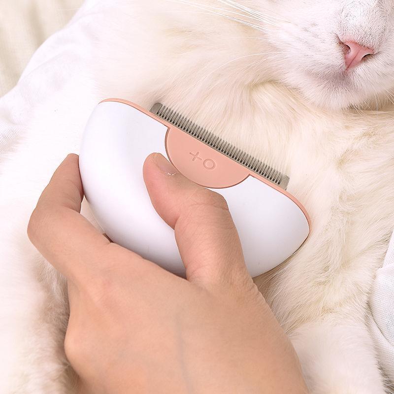 Pet Life ® 'LYNX' 2-in-1 Travel Connecting Grooming Pet Comb and Deshedder