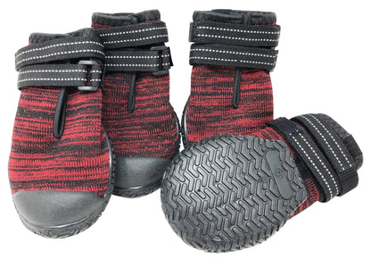 Pet Life ® 'Mud-Trax' Ankle Supporting and Performance Dog Shoes - Set Of 4