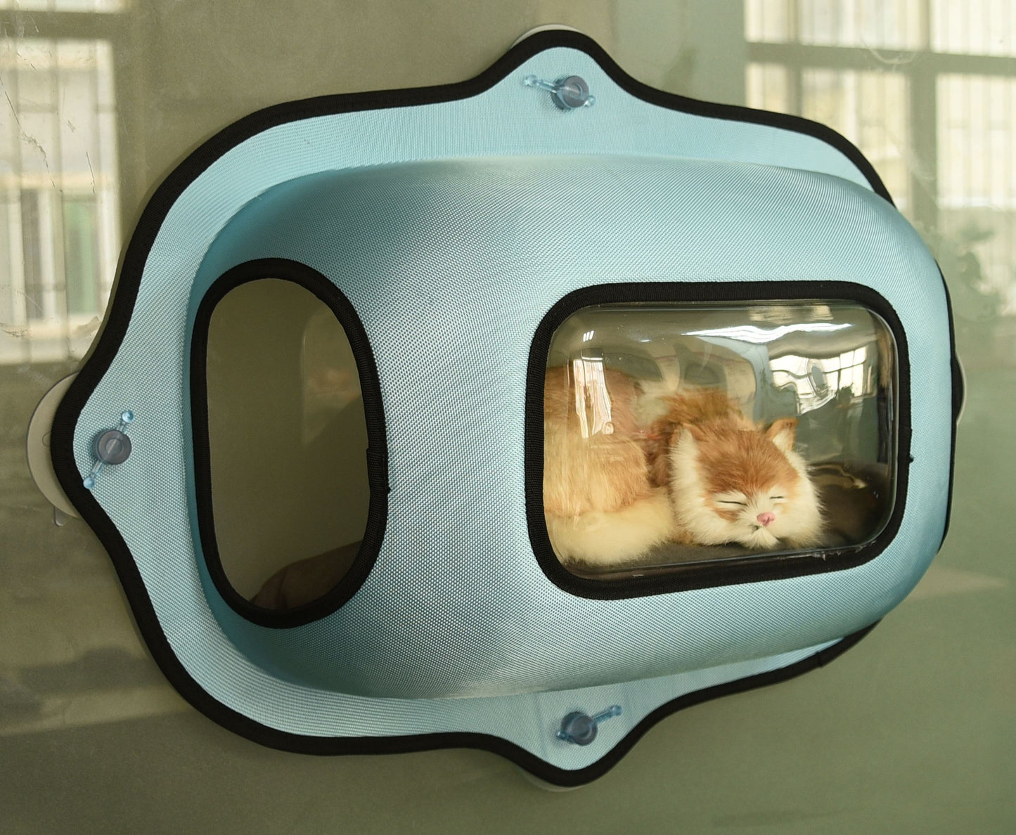 Pet Life ® 'Purr-view' See-through Suction Cup Kitty Cat Lounger and Bed