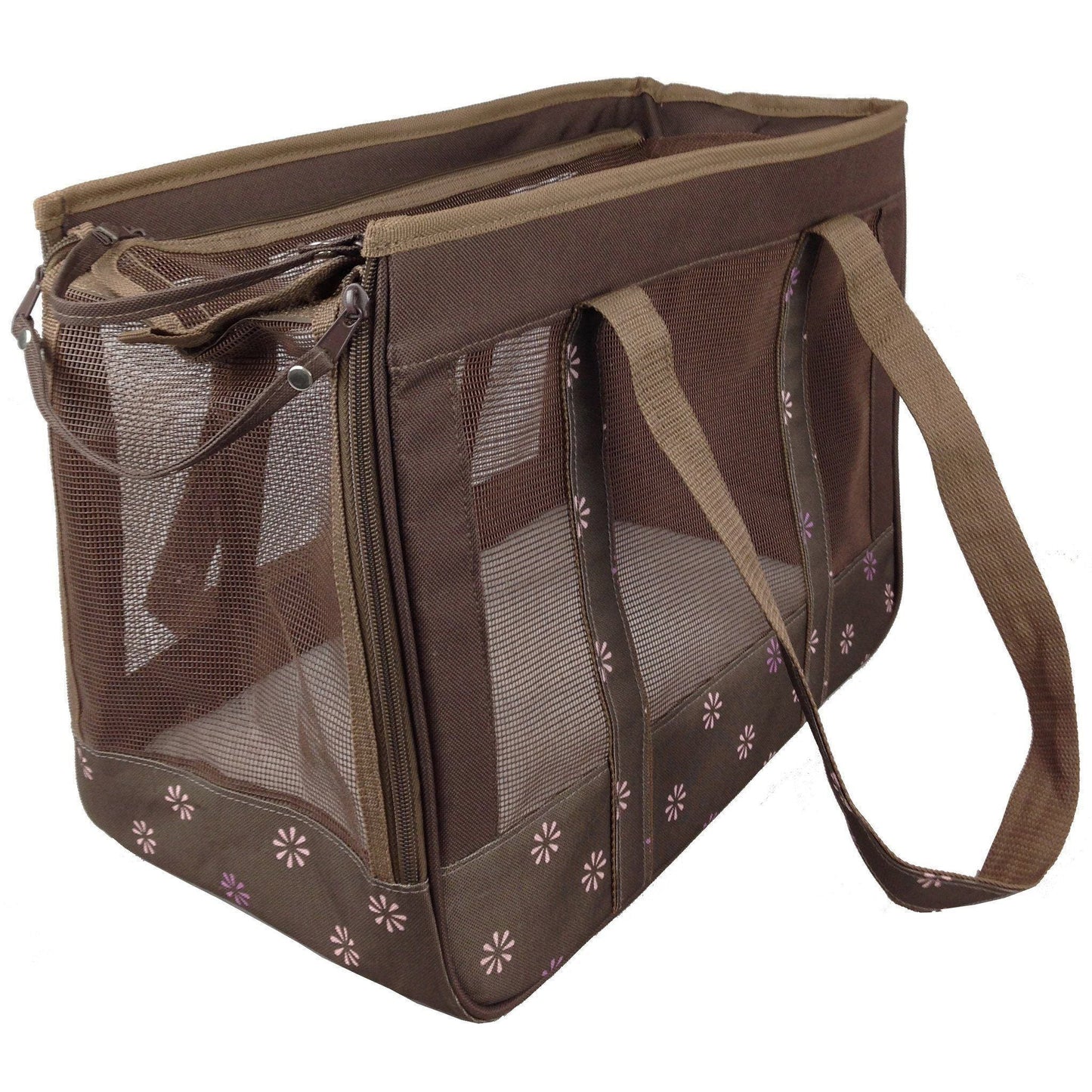 Pet Life ® 'Surround View' Posh Collapsible Fashion Designer Pet Dog Carrier