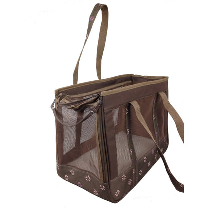 Pet Life ® 'Surround View' Posh Collapsible Fashion Designer Pet Dog Carrier