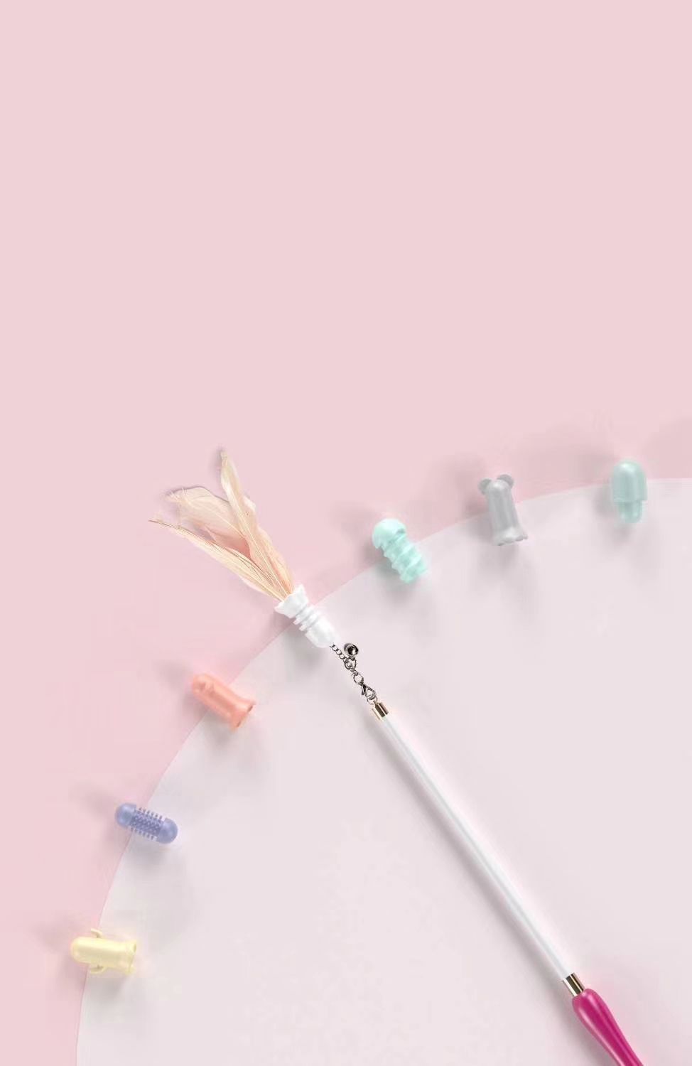 Pet Life ® 'Wander-cat' Customizeable and Extendable 10-in-1 Attachment Laser Cat Teaser