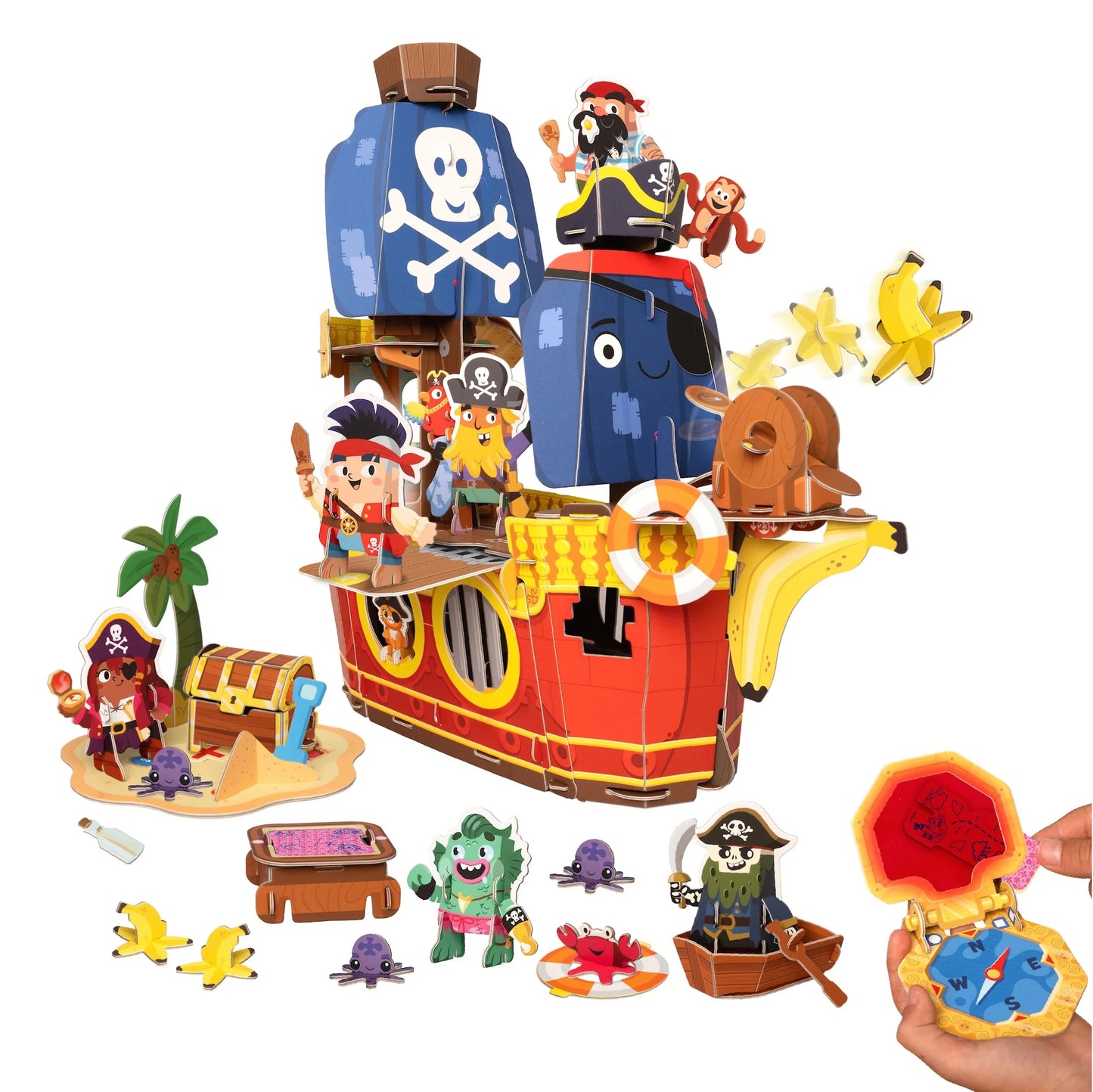 Plucky Pirates Banana-Rama Pirate Ship Playset (50% off)