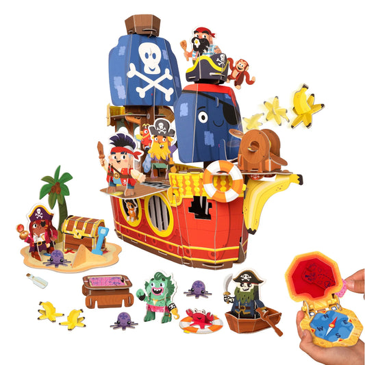 Plucky Pirates Banana-Rama Pirate Ship Playset (50% off)