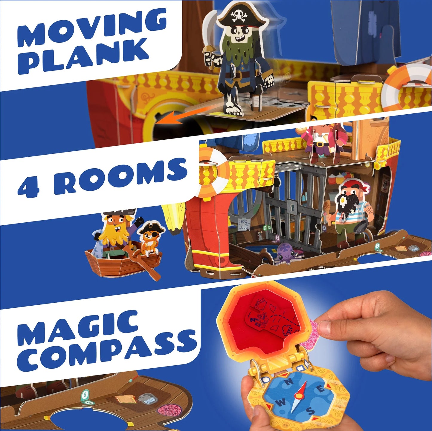 Plucky Pirates Banana-Rama Pirate Ship Playset (50% off)