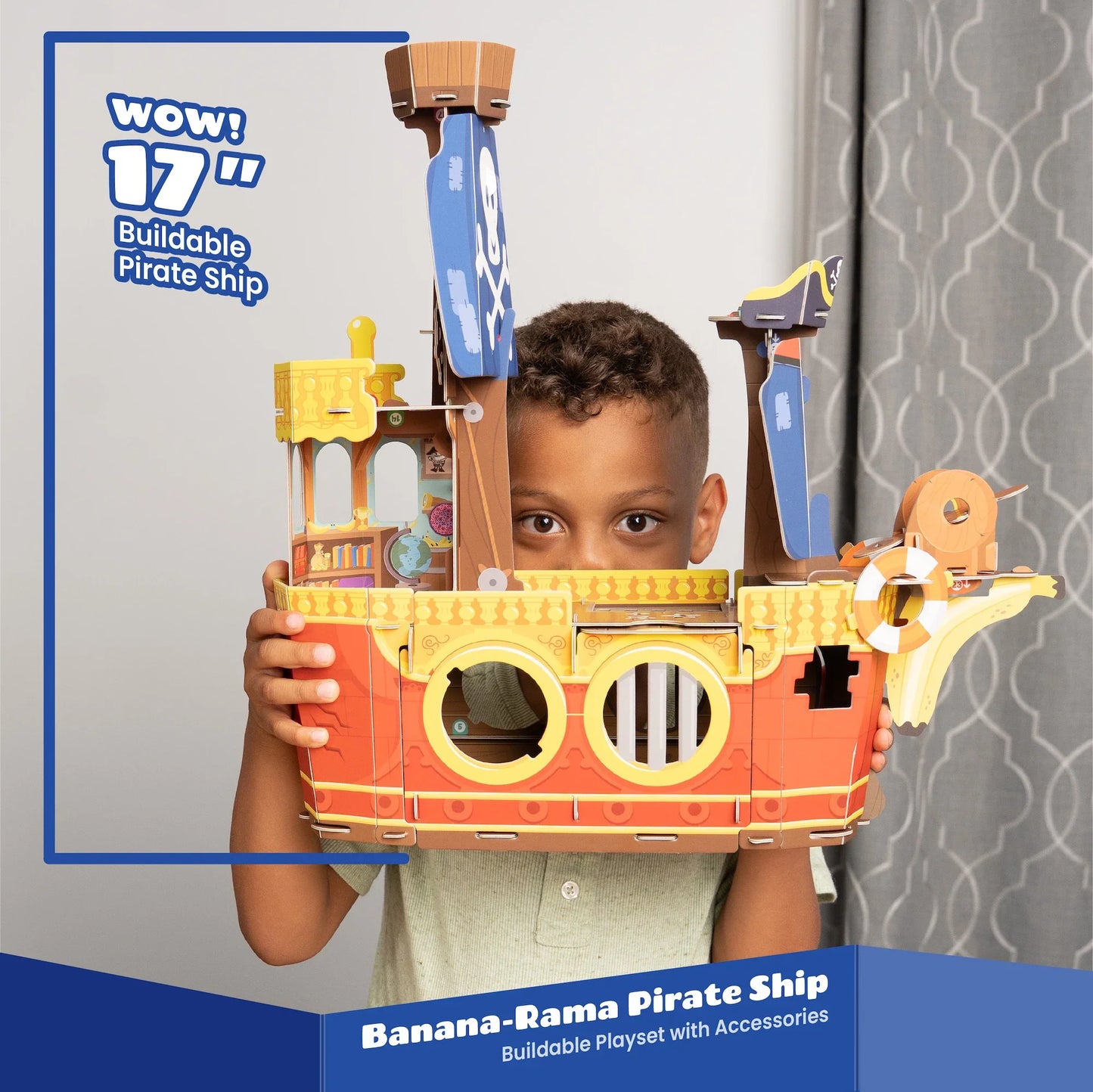 Plucky Pirates Banana-Rama Pirate Ship Playset (50% off)