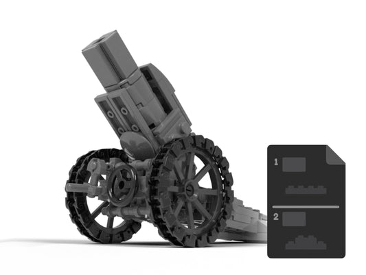 210mm German Howitzer - Instructions Only