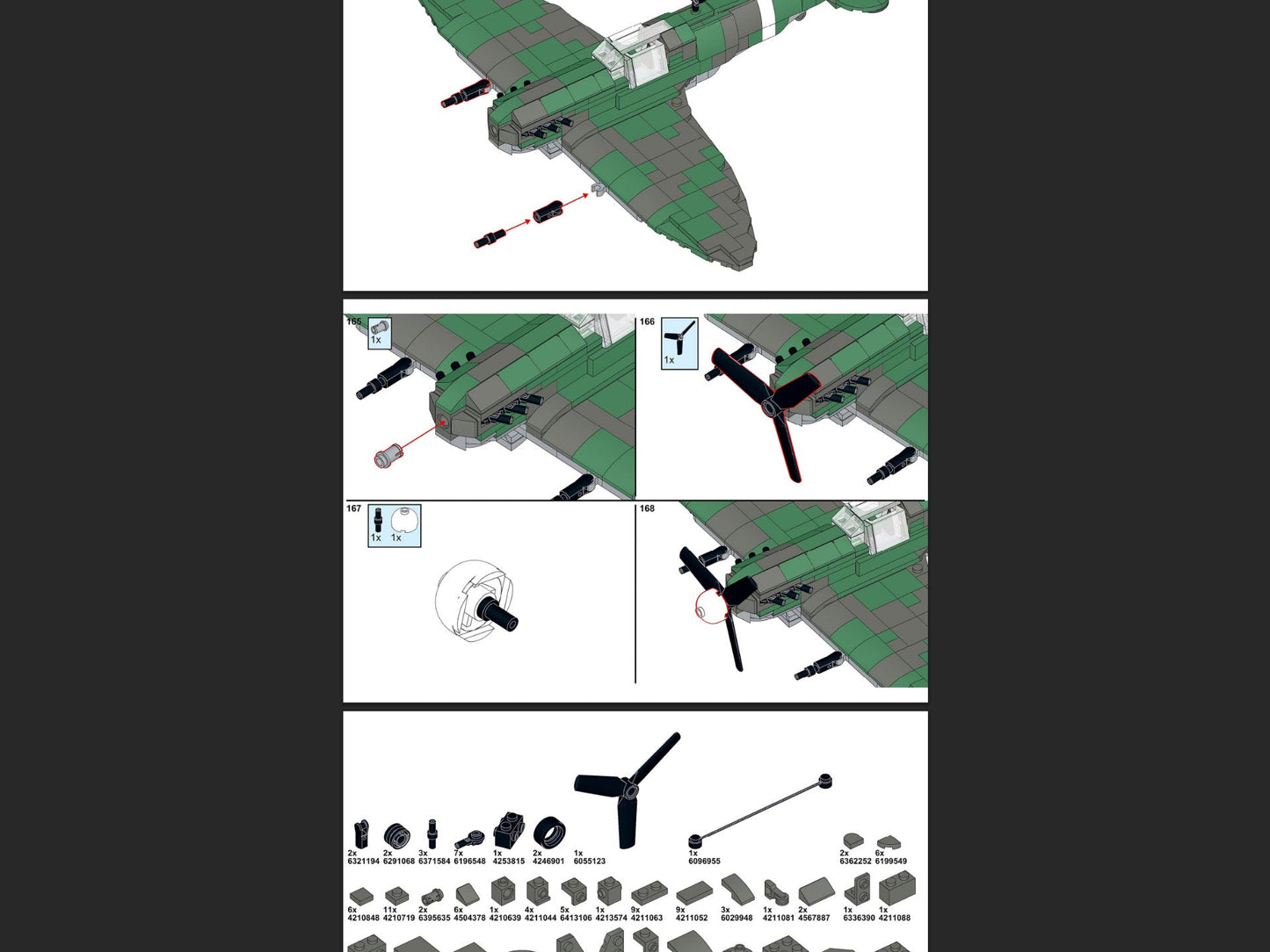 Spitfire - Instructions Only