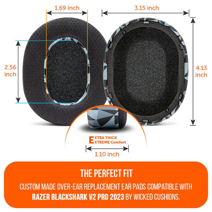 Razer Blackshark V2 Pro 2023 Earpads - WC FreeZe Cooling Gel
