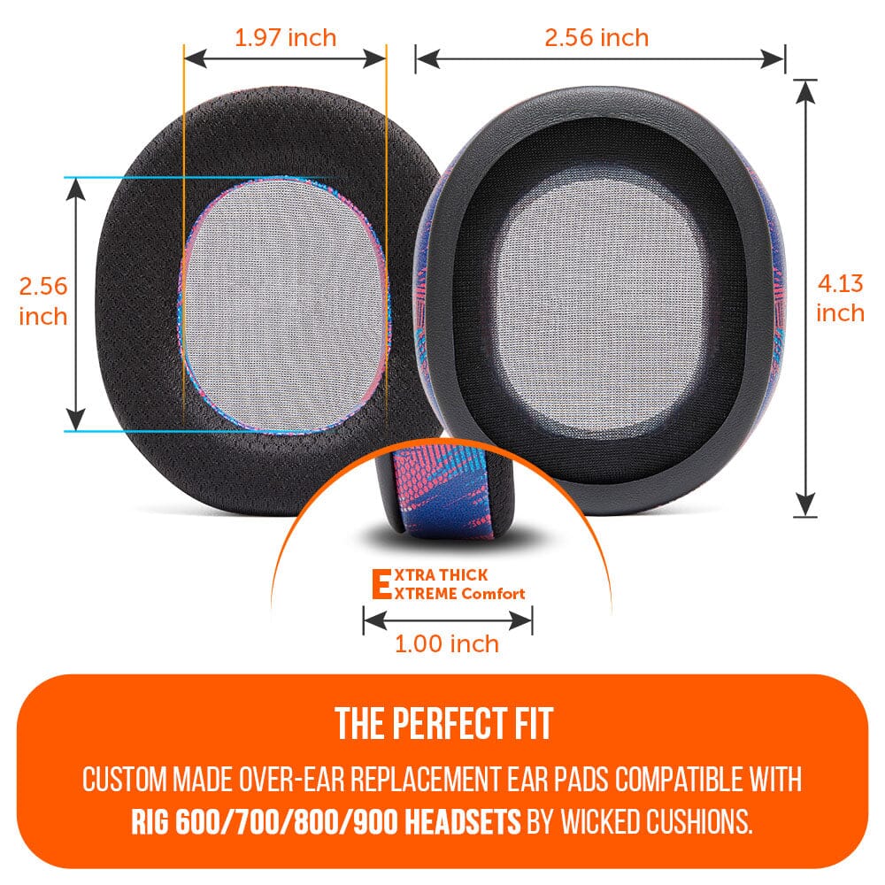 RIG 600, 700, 800 & 900 Series Earpads - WC FreeZe Cooling Gel