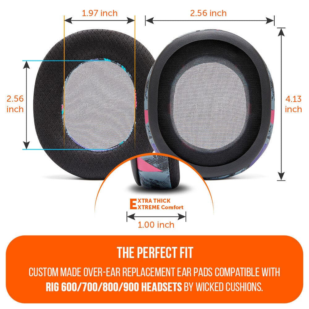 RIG 600, 700, 800 & 900 Series Earpads - WC FreeZe Cooling Gel