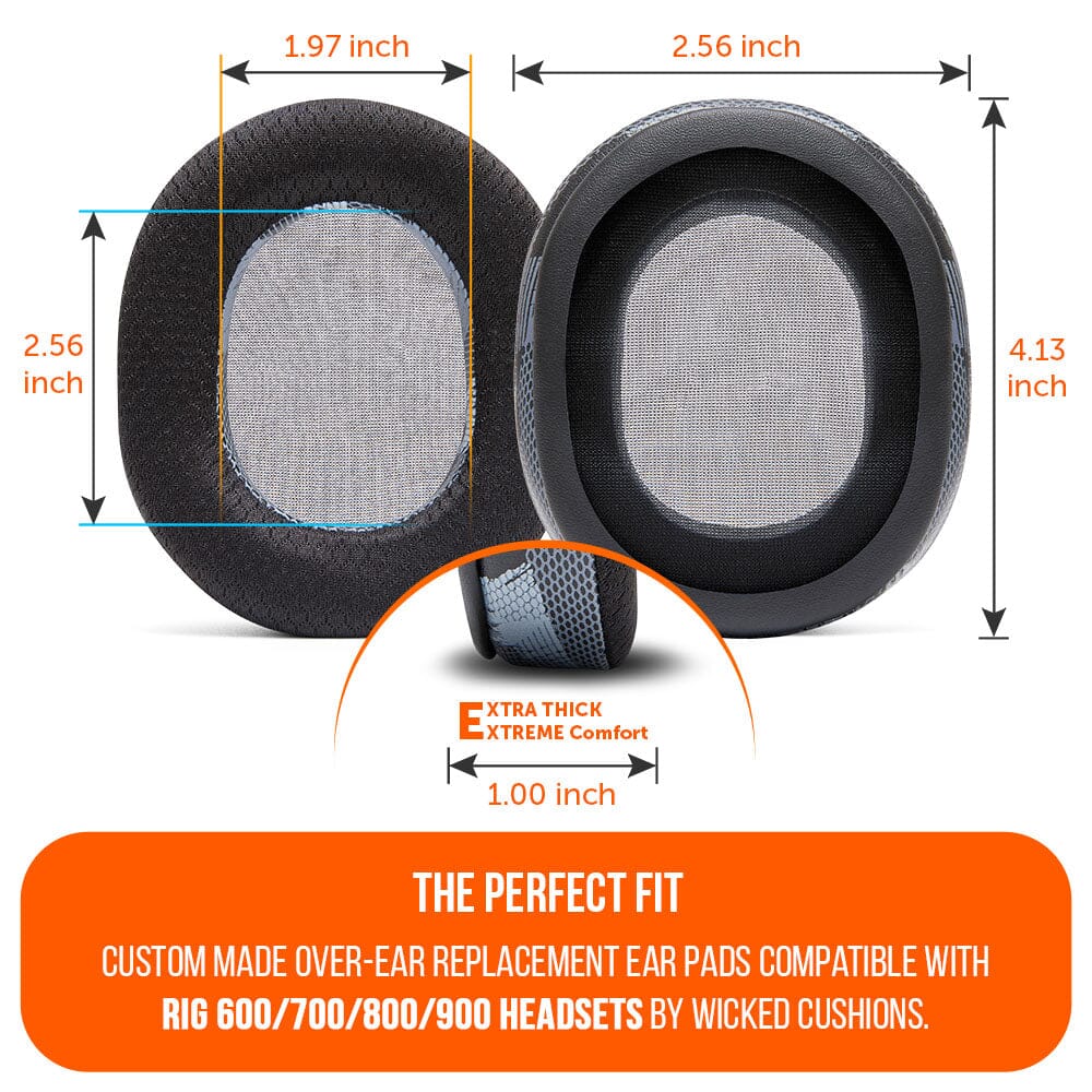 RIG 600, 700, 800 & 900 Series Earpads - WC FreeZe Cooling Gel