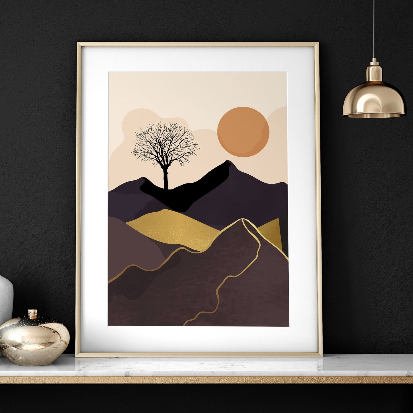 Scandi decor for office | set of 3 wall art prints