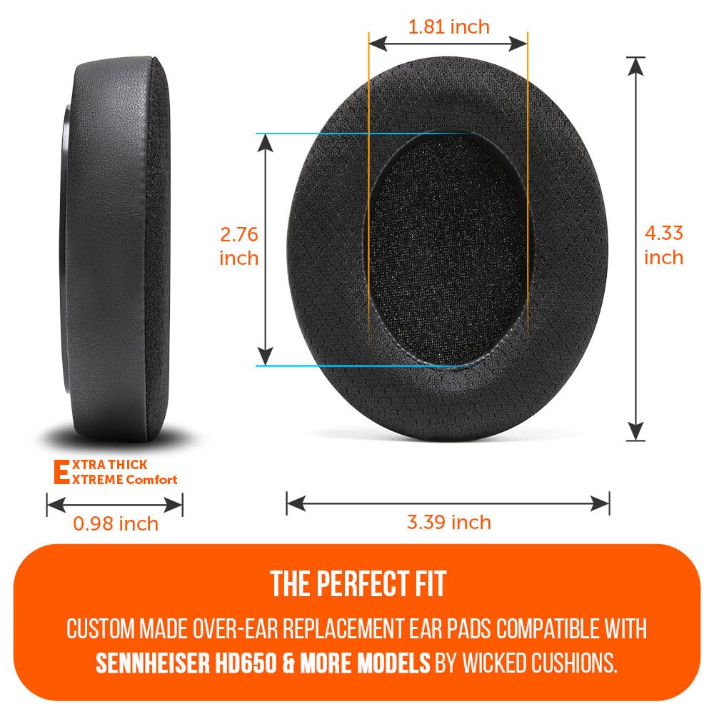 Sennheiser HD6XX & HD600 Gel Earpads - WC FreeZe HD
