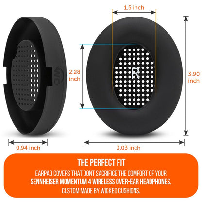 Sennheiser Momentum 4 Earpad Sweat Covers - WC SweatZ Momentum 4