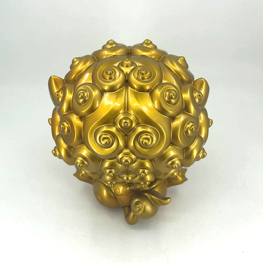 Shi-Shi the Tiny Guardian 6-inch Resin Statue - Gold Edition