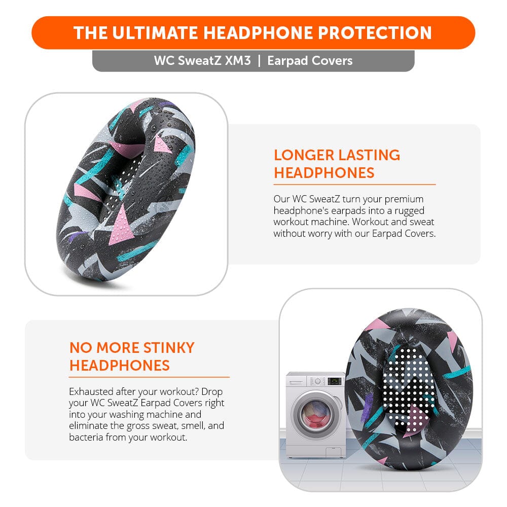 Sony WH-1000XM3 Earpad Sweat Covers - WC SweatZ