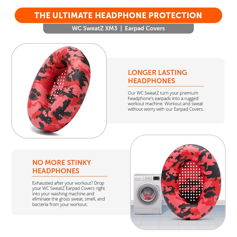 Sony WH-1000XM3 Earpad Sweat Covers - WC SweatZ
