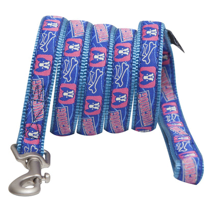 Touchdog 'Bone Patterned' Tough Stitched Embroidered Collar and Leash