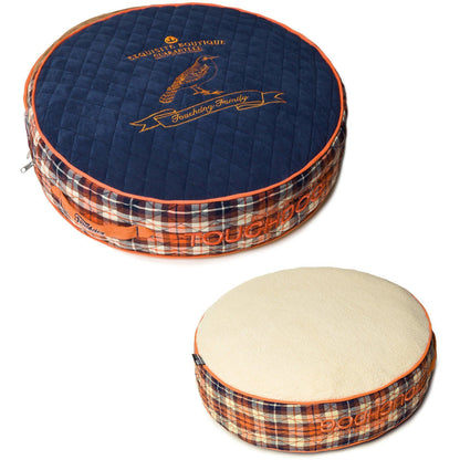 Touchdog ® 'Bark-Royale' Quilted and Raised Premium Rounded Designer Dog Bed