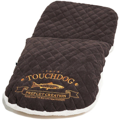 Touchdog ® 'Diamond Stitched' Panoramic Designer Cat Bed w/ Teaser Toy