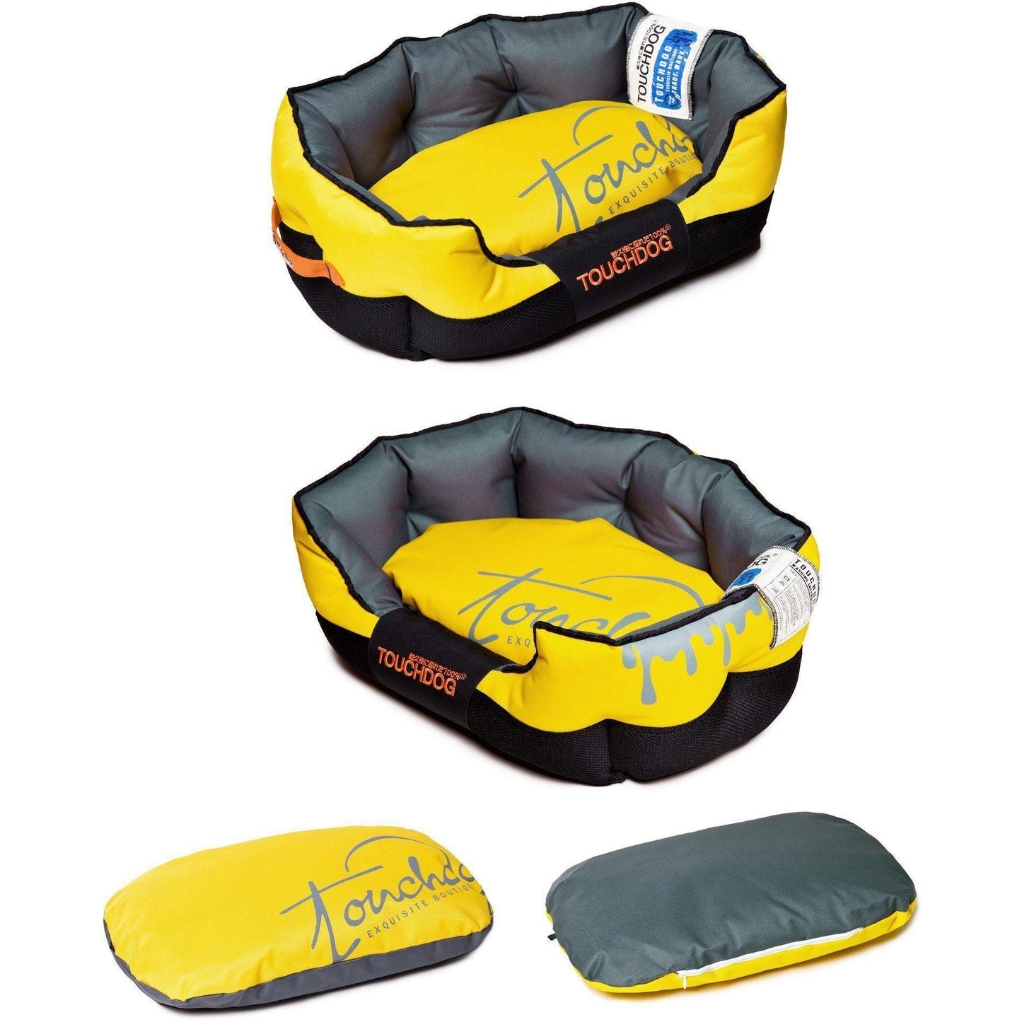 Touchdog ® 'Performance-Max' Sporty Reflective Water-Resistant Dog Bed