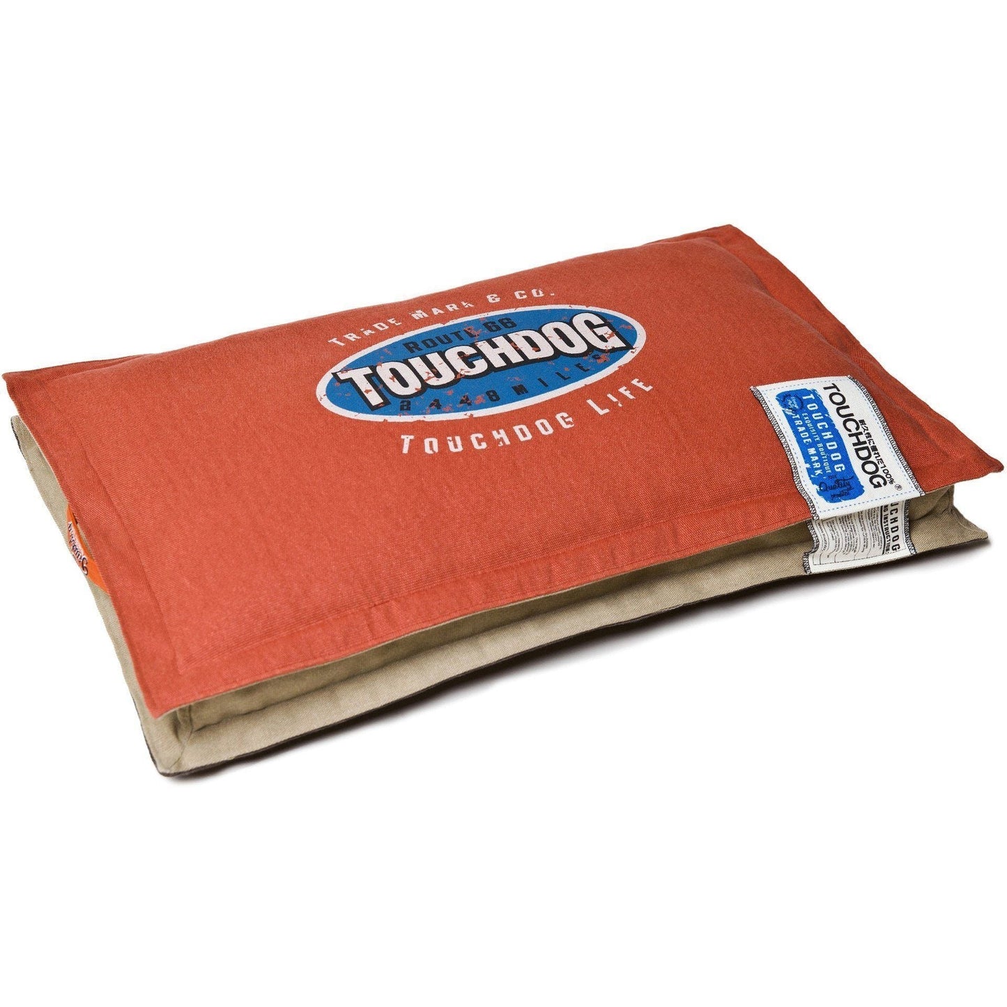 Touchdog ® 'Shock-Stitched' Sporty Reversible Rectangular Ultra-Thick Dog Mat Bed