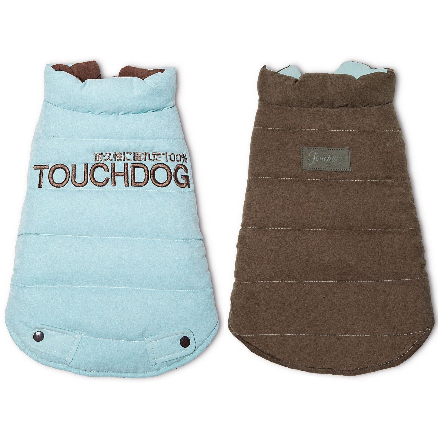 Touchdog ® Waggin Swag Ultra-Plush Insulated and Reversible Dog Coat