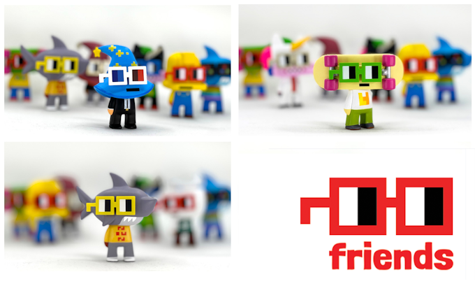 Nounish Friends Sealed Display Case