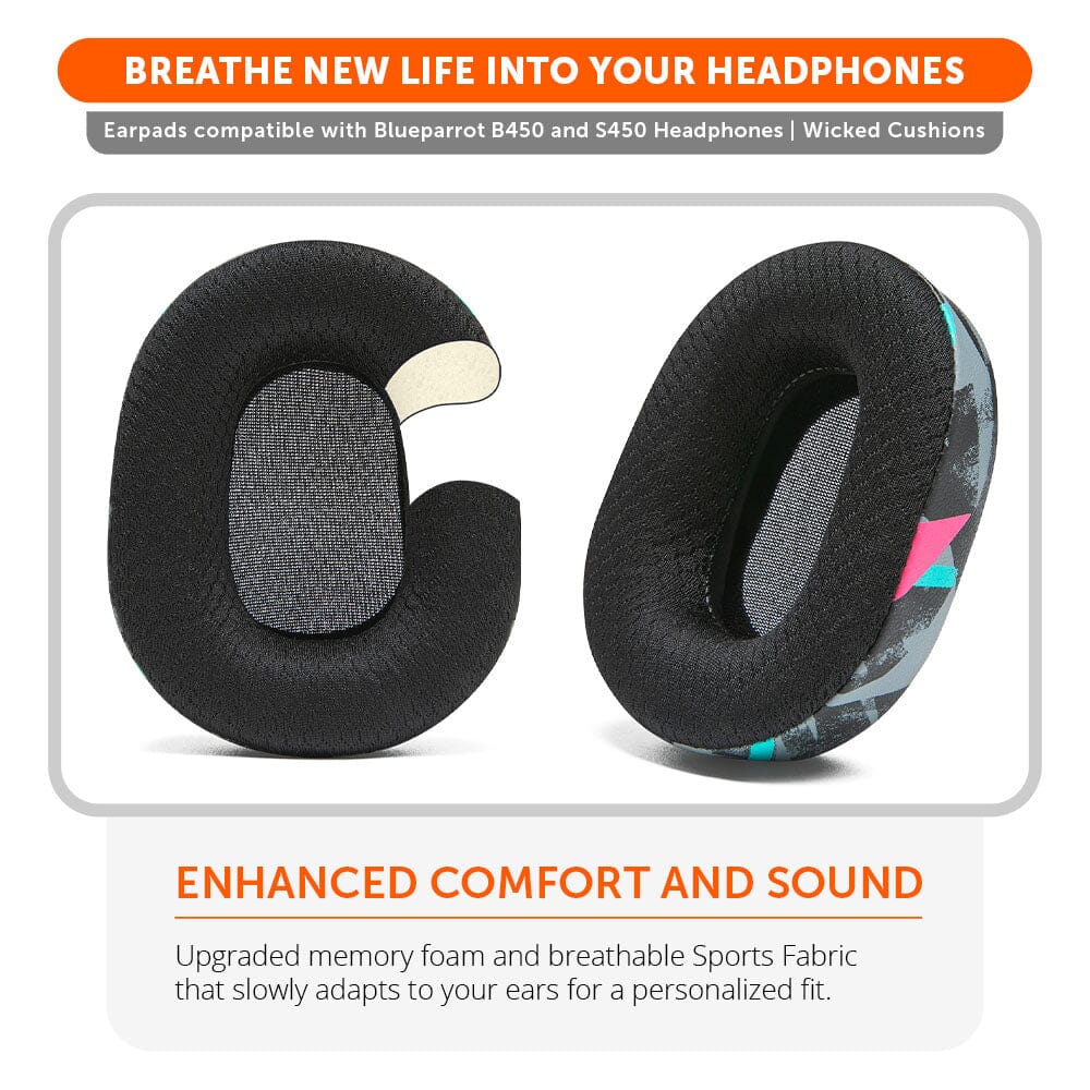 Upgraded BlueParrot B450 Earpads - WC PadZ B450