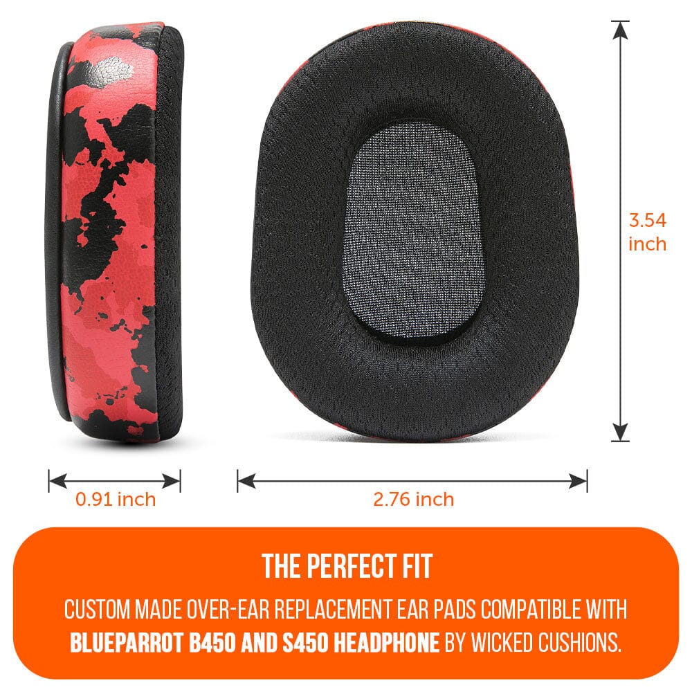 Upgraded BlueParrot B450 Earpads - WC PadZ B450