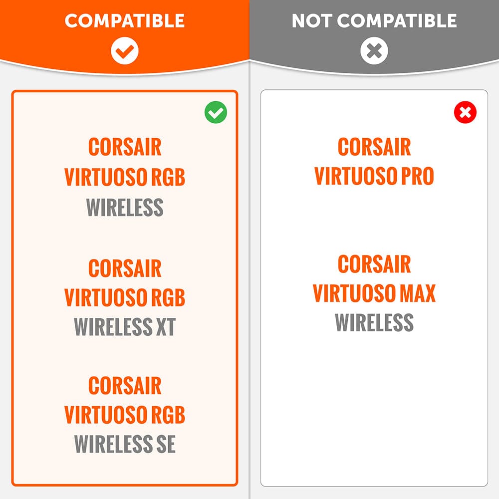 Upgraded Corsair Virtuoso Ear pads