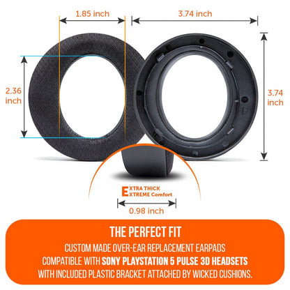 WC FreeZe Pulse 3D - Cooling Gel Earpads For PS5 Pulse 3D Headset