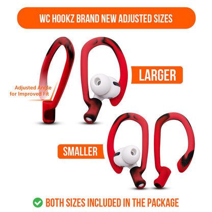 WC HookZ - Over Ear Hooks for Airpods Pro 1, 2 & Airpods 1, 2, 3