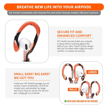 WC HookZ - Over Ear Hooks for Airpods Pro 1, 2 & Airpods 1, 2, 3