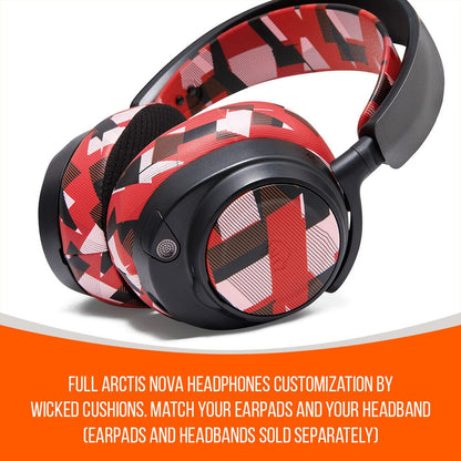 WC Side Speaker Plates for Arctis Nova Headsets - Arctis Nova Booster Pack by Wicked Cushions