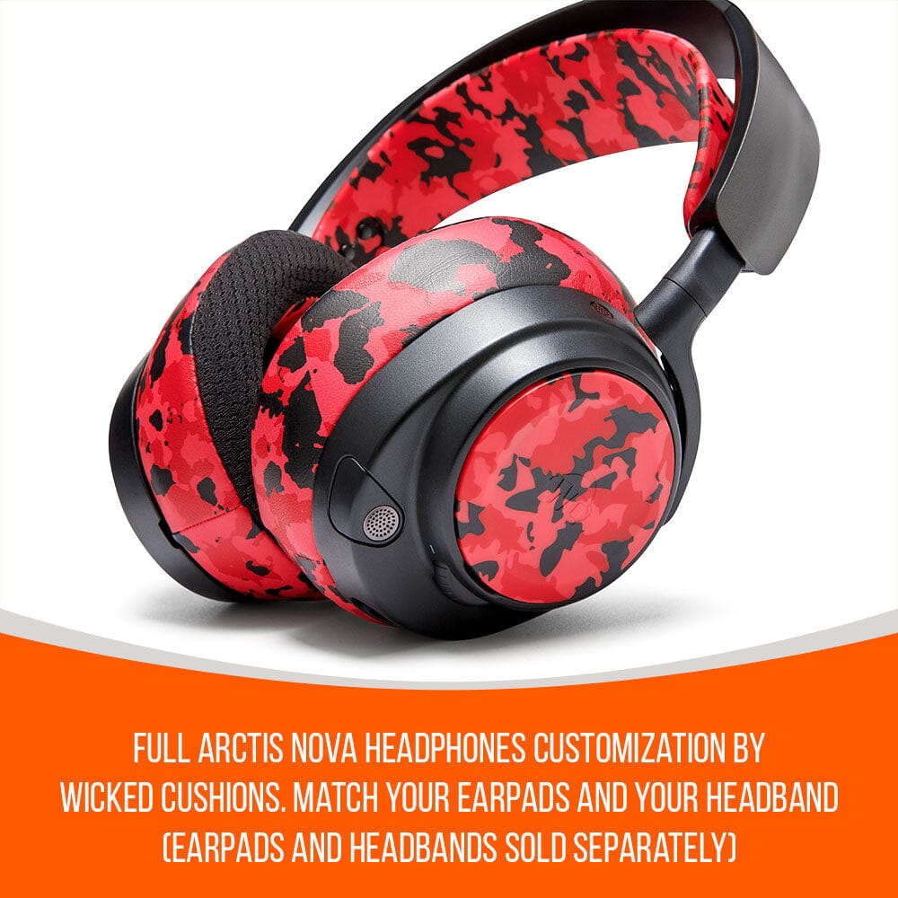 WC Side Speaker Plates for Arctis Nova Headsets - Arctis Nova Booster Pack by Wicked Cushions