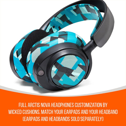 WC Side Speaker Plates for Arctis Nova Headsets - Arctis Nova Booster Pack by Wicked Cushions