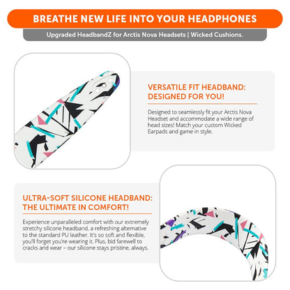 WC Silicone HeadbandZ for Arctis Nova Headsets