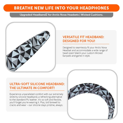 WC Silicone HeadbandZ for Arctis Nova Headsets