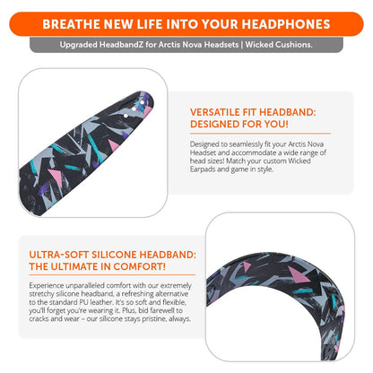 WC Silicone HeadbandZ for Arctis Nova Headsets