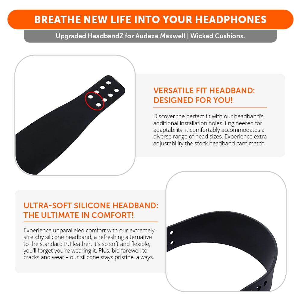 WC Silicone HeadbandZ for Audeze Maxwell