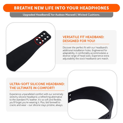 WC Silicone HeadbandZ for Audeze Maxwell