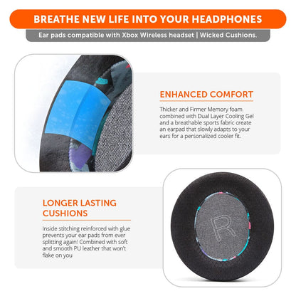 Xbox Wireless Gaming Headset Earpads - WC FreeZe Cooling Gel